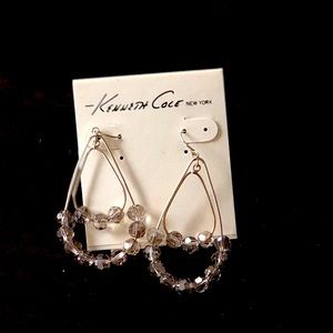 Kenneth Cole teardrop earrings